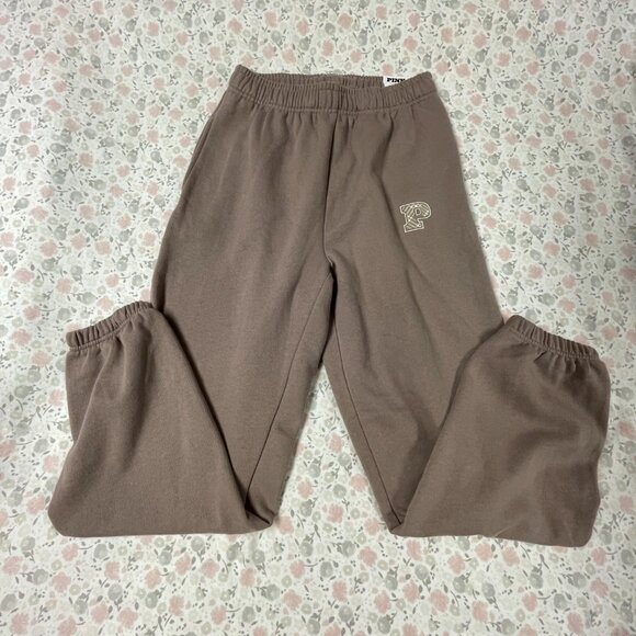NWT - PINK Victoria's Secret - S - Ivy Fleece Sweatpants - High Rise Relaxed Fit - Picture 7 of 16